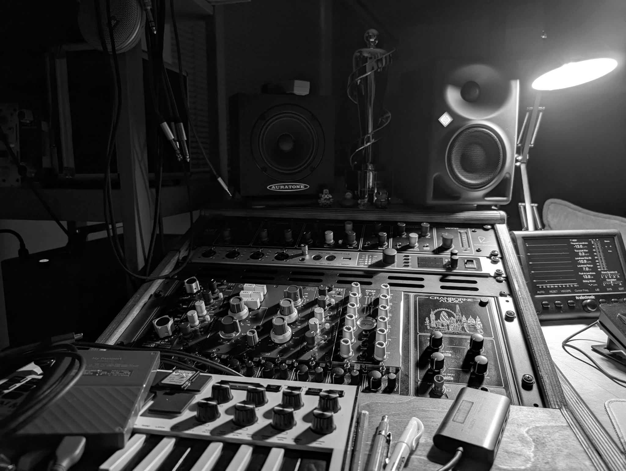Steven Arrowtopknot's mixing and mastering studio